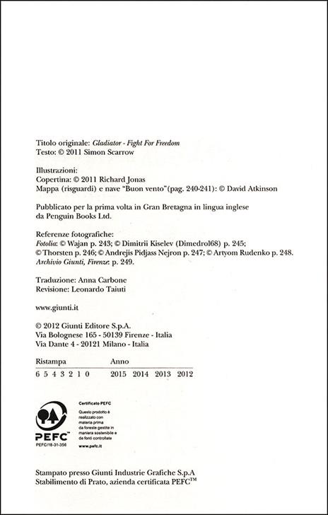 La lotta per la libertà. Il gladiatore - Simon Scarrow - 3