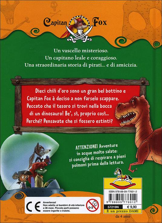 Pirati contro dinosauri. Capitan Fox. Con adesivi - Marco Innocenti - 4