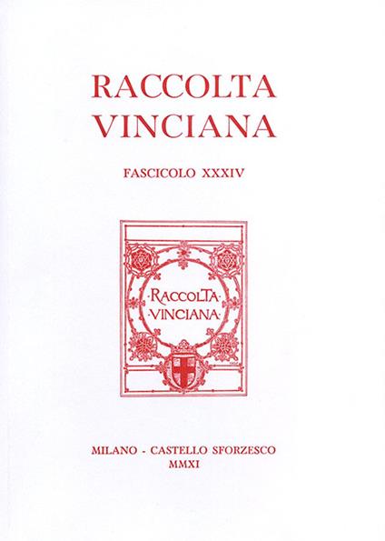 Raccolta vinciana (2011). Vol. 34 - copertina