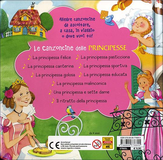 Le canzoncine delle principesse. Leggi e canta con noi. Con CD Audio - Silvia D'Achille,Patrizia Nencini - 2