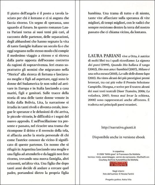 Il piatto dell'angelo - Laura Pariani - 3