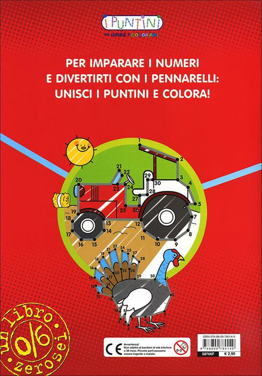 La fattoria. I puntini da unire e colorare. Ediz. illustrata - 2