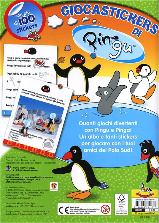 Giocastickers di Pingu. Con adesivi. Ediz. illustrata - 2