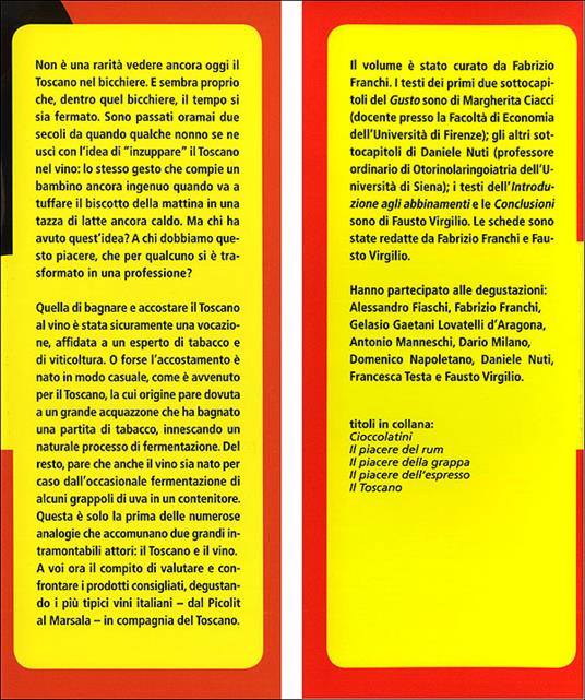 Il Toscano nel bicchiere. Guida all'abbinamento e alla degustazione - 2