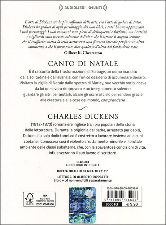 Canto di Natale. Audiolibro. CD Audio formato MP3 - Charles Dickens - 2