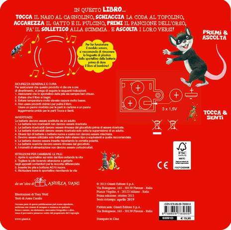Gli animali. Tocca senti ascolta - Anna Casalis - 2