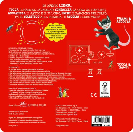 Gli animali. Tocca senti ascolta - Anna Casalis - 2
