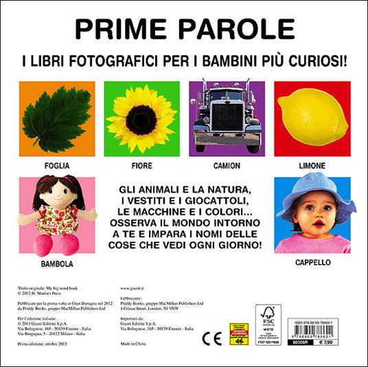 Prime parole - Véronique Petit - Libro - Giunti Kids - Libri fotografici