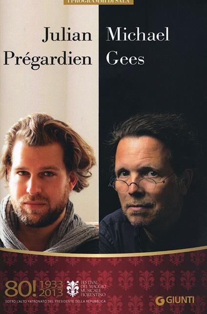 Julian Prégardien, Michael Gees. 80° Festival del Maggio Musicale Fiorentino - copertina