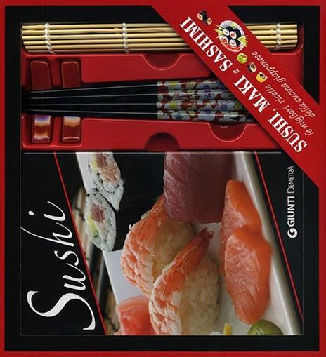 Sushi, maki e sashimi. Con gadget - copertina