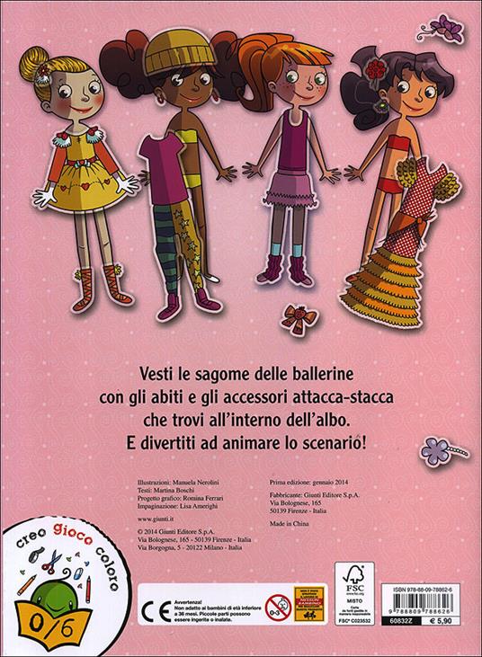 Ballerine. Attacca-stacca. Con adesivi - 3