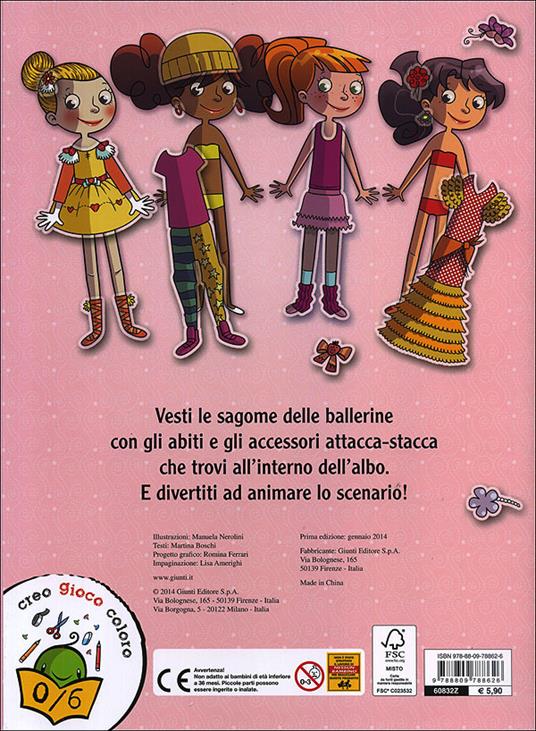 Ballerine. Attacca-stacca. Con adesivi - 5