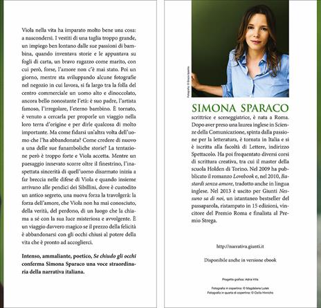 Se chiudo gli occhi - Simona Sparaco - 5