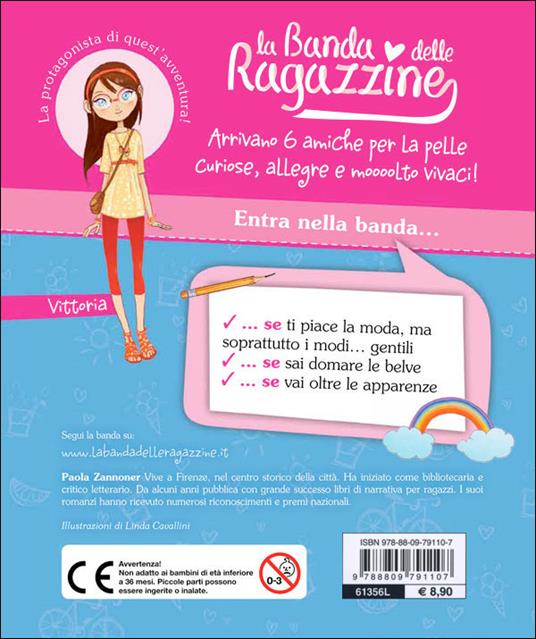 Vittoria e i ciondoli dell'amicizia. La banda delle ragazzine. Con adesivi. Ediz. illustrata - Paola Zannoner - 7