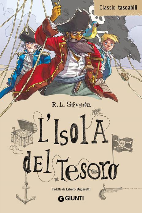 L'isola del tesoro - Robert Louis Stevenson - copertina