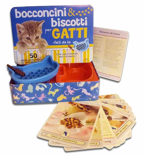 Bocconcini & biscotti per gatti fatti da te. 50 schede con ricette e consigli per renderli felici. Con gadget - 3
