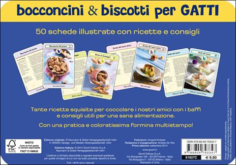 Bocconcini & biscotti per gatti fatti da te. 50 schede con ricette e consigli per renderli felici. Con gadget - 4