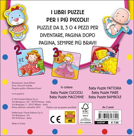 Bambole. Con 5 puzzle - Silvia D'Achille,Anna Pilotto - 2