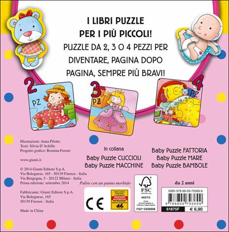 Bambole. Con 5 puzzle - Silvia D'Achille,Anna Pilotto - 3