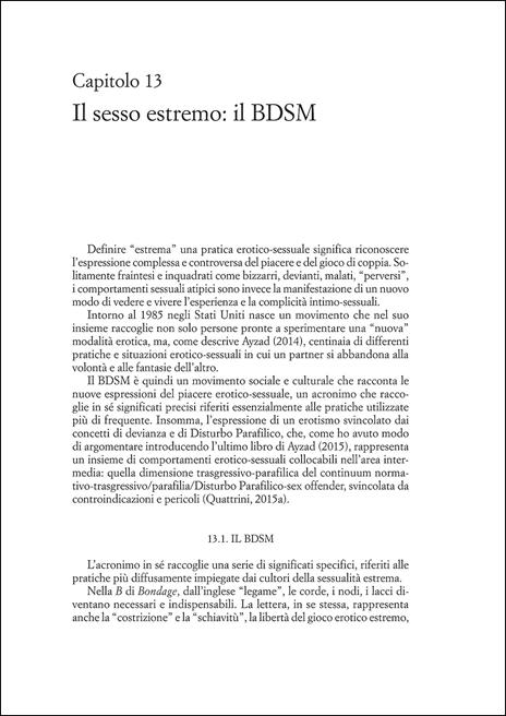 Parafilie e devianza. Psicologia e psicopatologia del comportamento sessuale atipico - Fabrizio Quattrini - 4