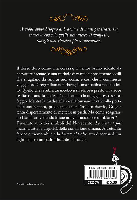 La metamorfosi-Lettera al padre - Franz Kafka - 2