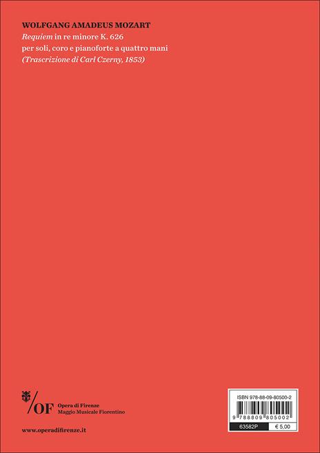 Mozart. Requiem. Maggio musicale fiorentino - 2