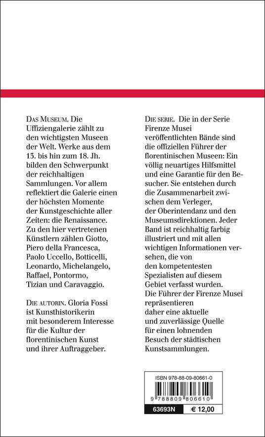 Die Uffizien. Der offizielle Führer - Gloria Fossi - 3