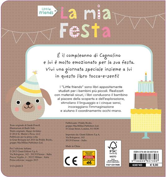 La mia festa. Little friends - Sarah Powell - 4