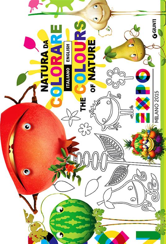 Expo. Natura da colorare-The colours of nature. Ediz. bilingue - copertina