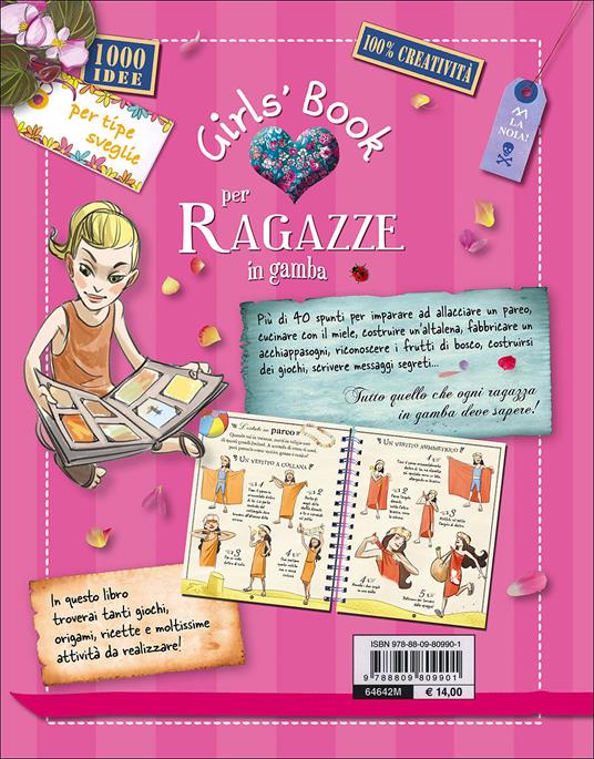 Girls' book per ragazze in gamba. Con adesivi - Michèle Lecreux,Célia Gallais,Clémence Roux de Luze - 7