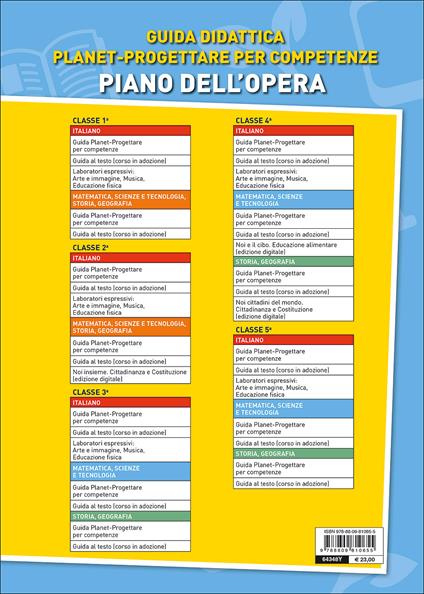 Guida Planet. Progettare per competenze. Matematica, scienze, teconologia. Vol. 3 - copertina