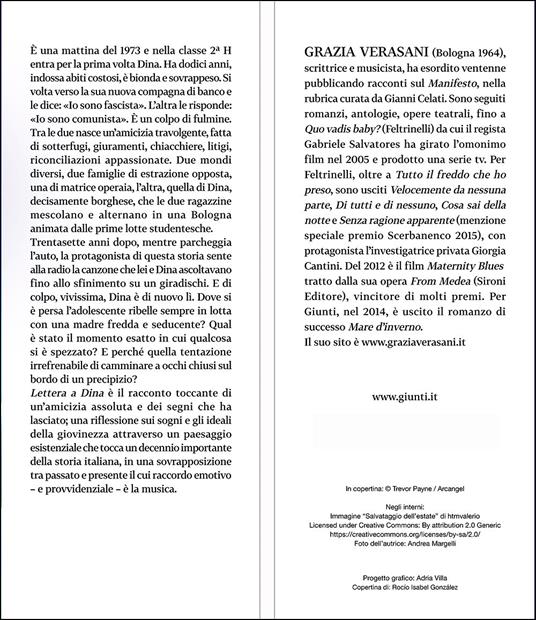 Lettera a Dina - Grazia Verasani - ebook - 2
