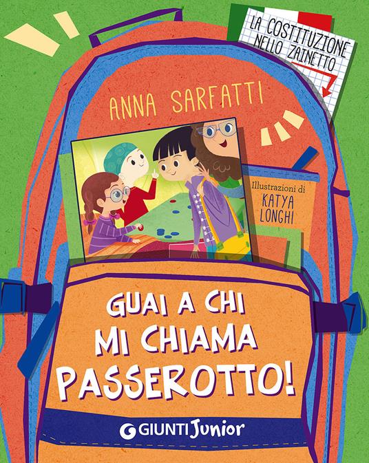 Guai a chi mi chiama passerotto! - Anna Sarfatti - copertina