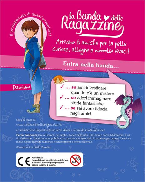 Caccia al drago con Damiano. La banda delle ragazzine. Con adesivi - Paola Zannoner,Linda Cavallini - ebook - 3