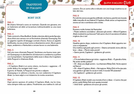 Moby Dick. Con traduzione e dizionario. Con CD Audio - Herman Melville -  Libro - Giunti Junior - Scuola d'inglese 2 livello | IBS