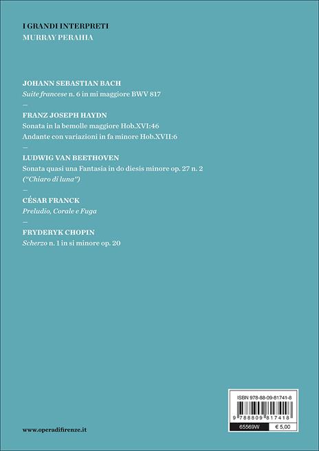 I grandi interpreti. Murray Perahia. 78° Maggio Musicale Fiorentino - 2