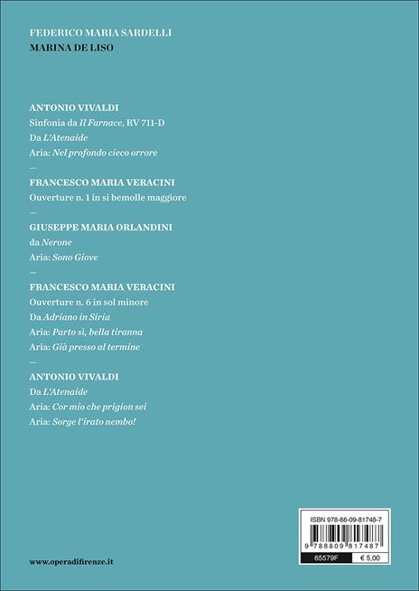 Federico Maria Sardelli, Marina De Liso. 78° Maggio Musicale Fiorentino - 2