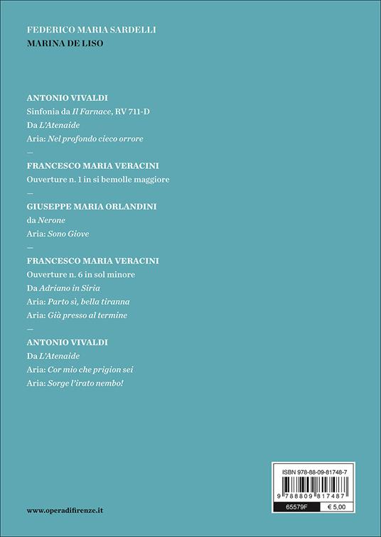 Federico Maria Sardelli, Marina De Liso. 78° Maggio Musicale Fiorentino - 2