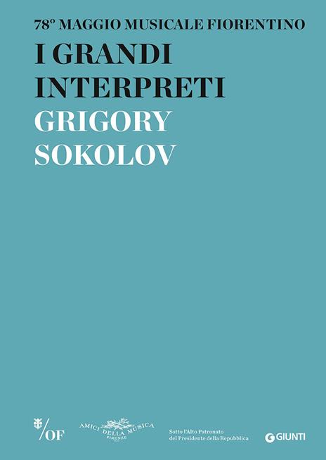 I grandi interpreti. Grigory Sokolov. 78° Maggio Musicale Fiorentino - copertina