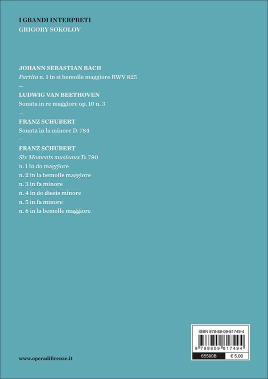 I grandi interpreti. Grigory Sokolov. 78° Maggio Musicale Fiorentino - 2