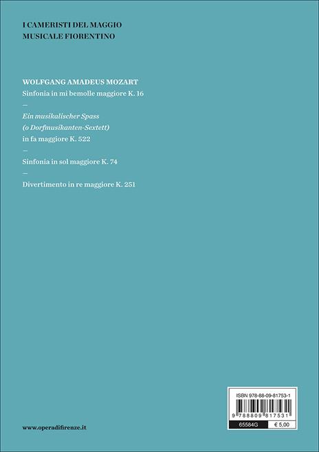 I Cameristi del Maggio Musicale Fiorentino. 78° Maggio Musicale Fiorentino - 2