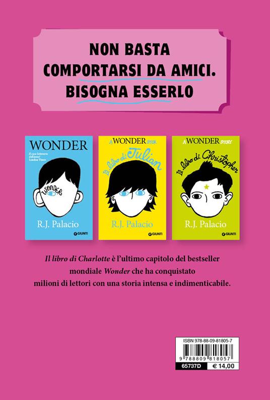 Il libro di Charlotte. A Wonder story - R. J. Palacio - 2