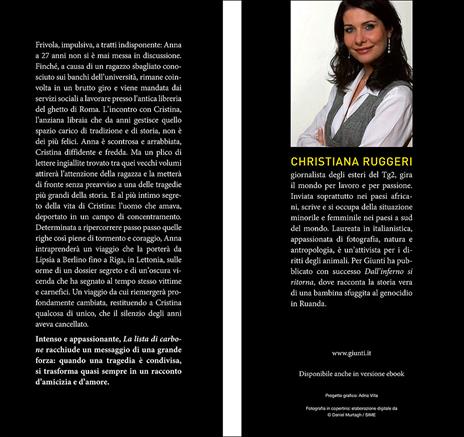 La lista di carbone - Christiana Ruggeri - 2