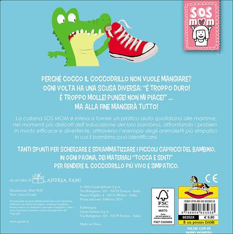 Cocco mangia la pappa! Un libro tocca e senti. Ediz. illustrata - Anna Casalis,Matt Wolf - 2