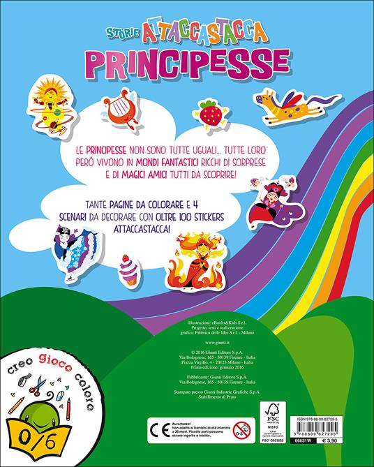 Principesse. Storie attaccastacca. Con adesivi. Ediz. illustrata - 2