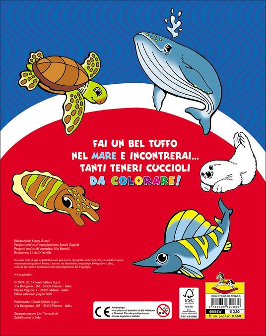 I cuccioli del mare da colorare - 2