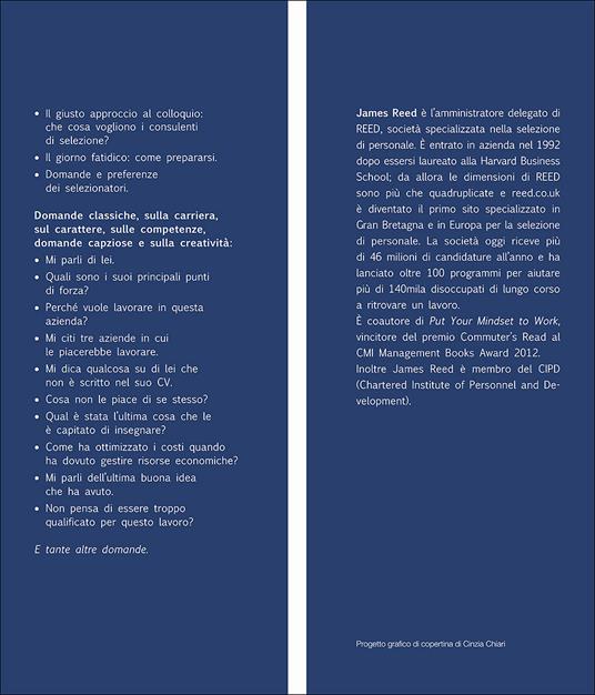 Why you? Il colloquio di lavoro: 101 domande di cui non avere mai più paura - James Reed - 2