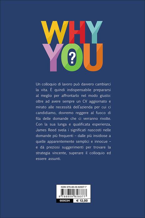 Why you? Il colloquio di lavoro: 101 domande di cui non avere mai più paura - James Reed - 3