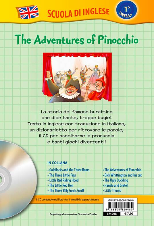 The adventures of Pinocchio-Le avventure di Pinocchio. Con CD Audio - 2