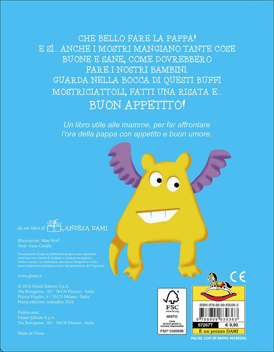 Anche i mostri mangiano la pappa. Ediz. illustrata - Anna Casalis,Matt Wolf - 3